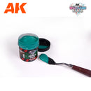 [AK Interactive] Wargame Battle Ground Terrains Emerald Sphere - 100ml (Acrylic)