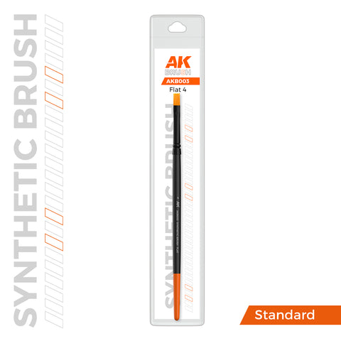 [AK Interactive] Synthetic Brush - Flat 4