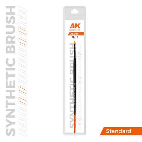 [AK Interactive] Synthetic Brush - Flat 1