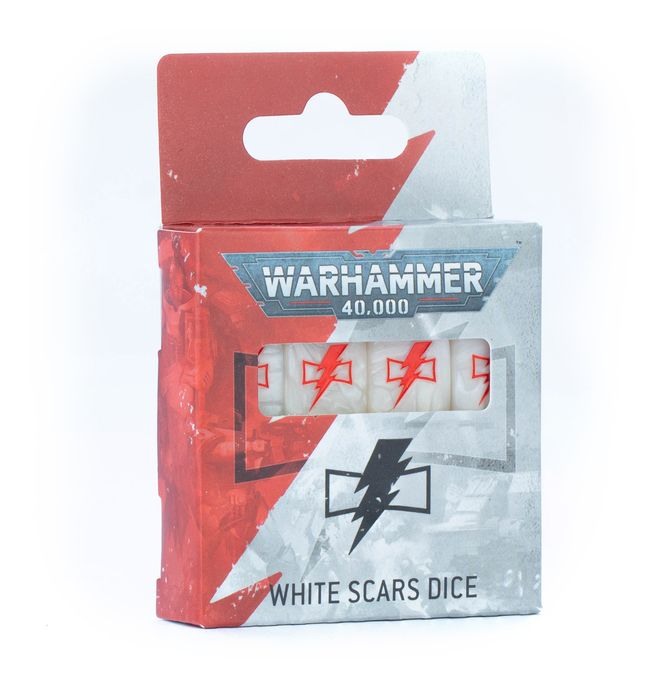 [Pre-Order] Warhammer 40k - White Scars Dice