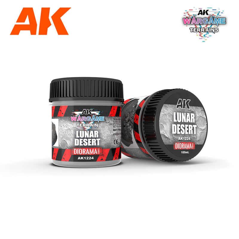 [AK Interactive] Wargame Battle Ground Terrains Lunar Desert - 100ml (Acrylic)