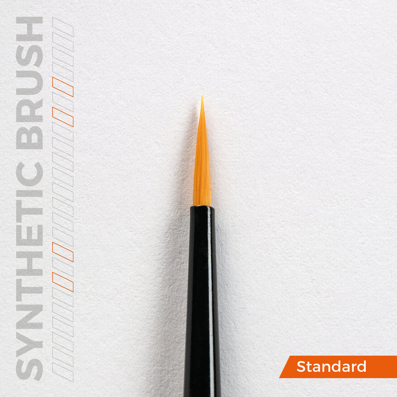[AK Interactive] Synthetic Brush - Round 1