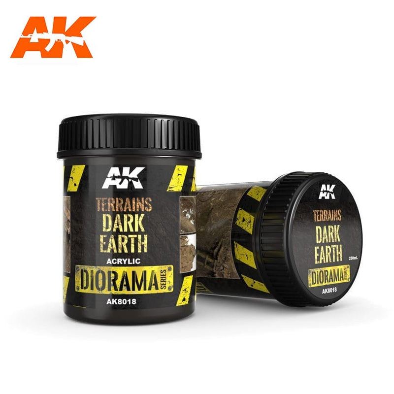 [AK Interactive] Terrains Dark Earth - 250ml (Acrylic)