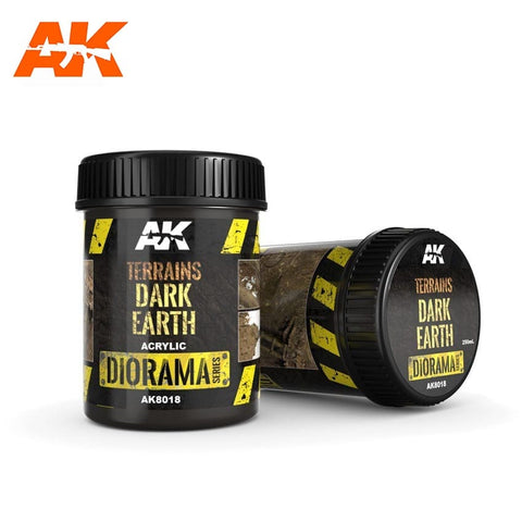 [AK Interactive] Terrains Dark Earth - 250ml (Acrylic)