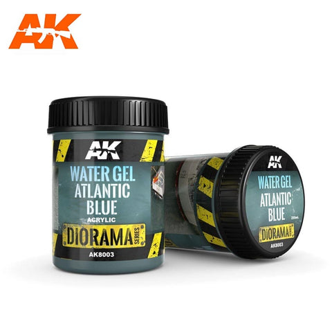 [AK Interactive] Water Gel Atlantic Blue - 250ml (Acrylic)