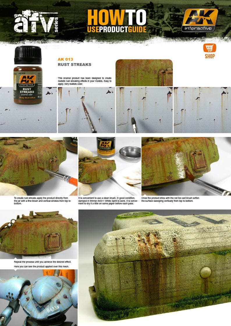 [AK Interactive] Rust Streaks