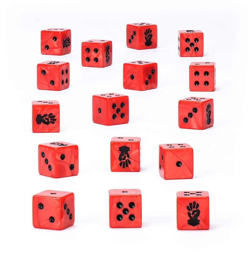 [Warhammer 40,000] Chaos Space Marines: Red Corsairs Dice