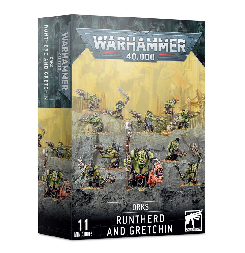 [Warhammer 40,000] Orks: Runther and Gretchin