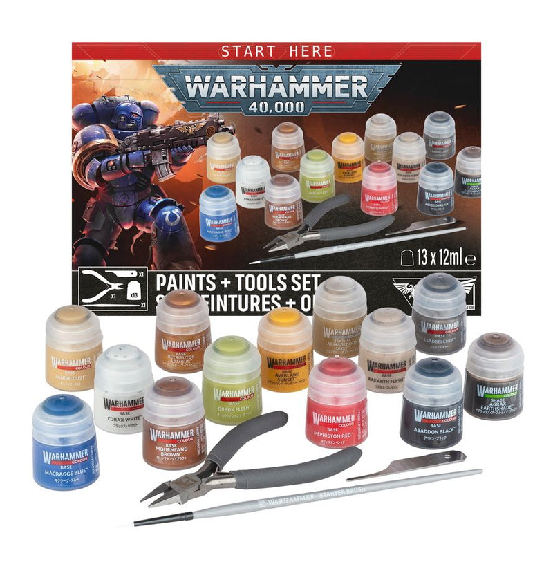 [Warhammer 40,000] Paint + Tools set