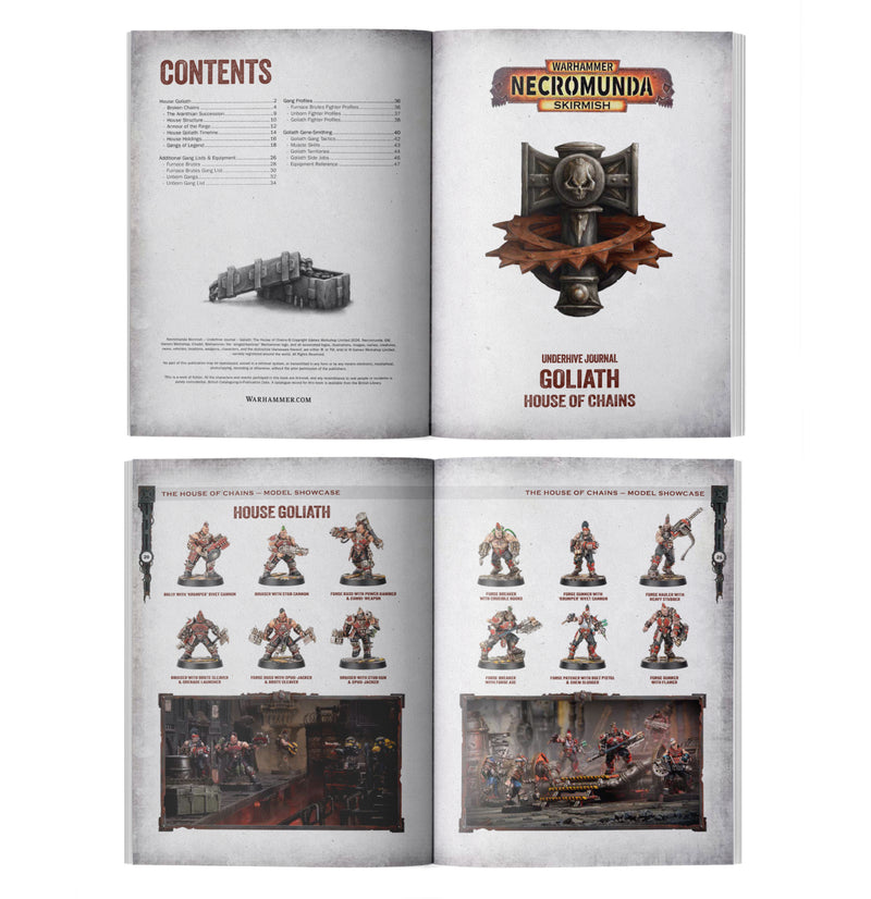 [Warhammer Necromunda Skirmish] Underhive Journal: Goliath – The House of Chains