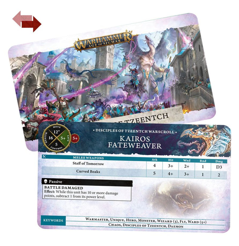[Age of Sigmar] Warscroll Cards: Disciples of Tzeentch