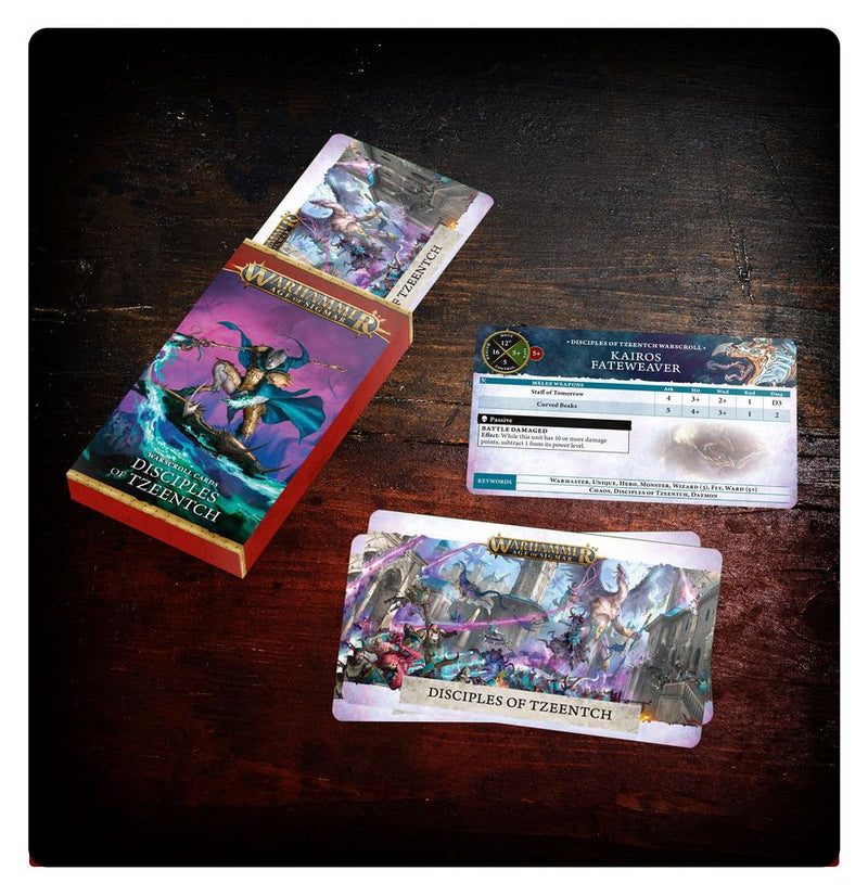 [Age of Sigmar] Warscroll Cards: Disciples of Tzeentch