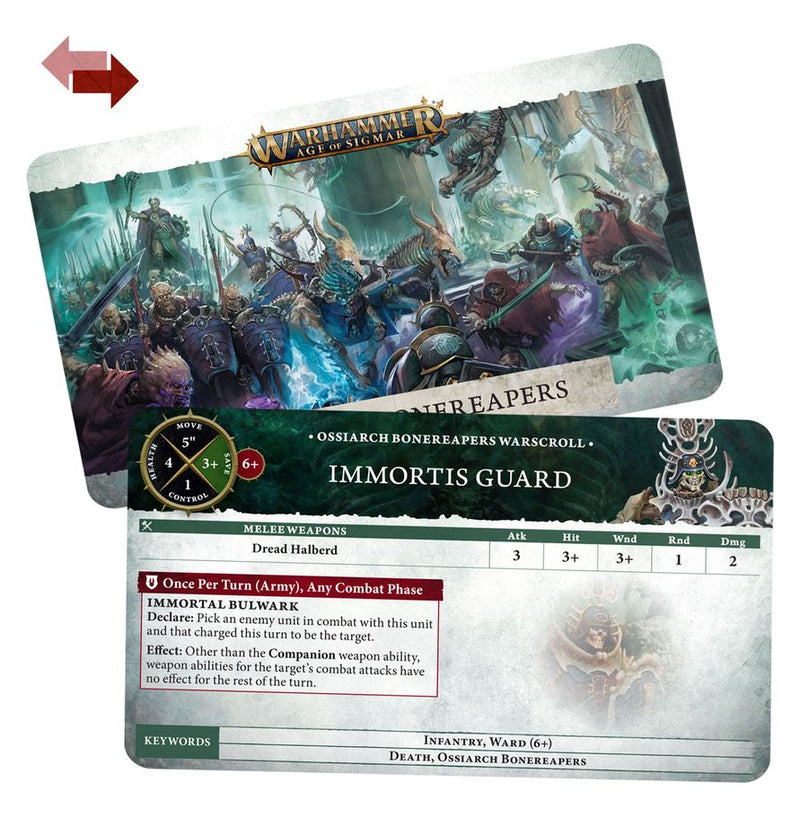 [Age of Sigmar] Warscroll Cards: Ossiarch Bonereapers