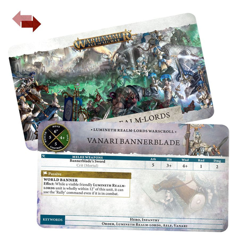 [Age of Sigmar] Warscroll Cards: Lumineth Realm-lords