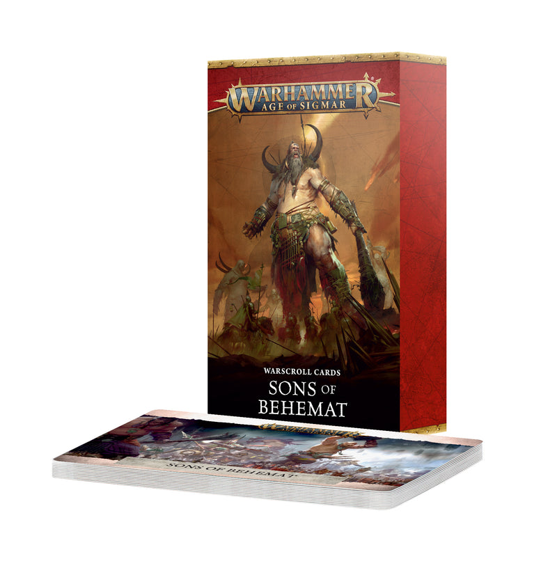 [Age of Sigmar] Warscroll Cards: Sons of Behemat