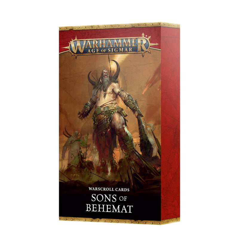 [Age of Sigmar] Warscroll Cards: Sons of Behemat