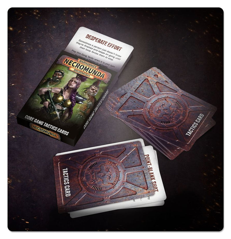 [Warhammer Necromunda Skirmish] Core Gang Tactics Cards