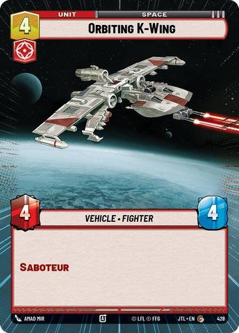 Orbiting K-Wing (428) (Hyperspace) (428) [Jump to Lightspeed]