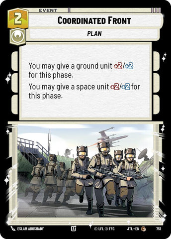 Coordinated Front (751) (751) [Jump to Lightspeed]