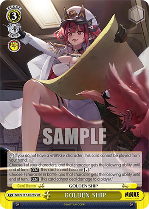GOLDEN SHIP (NIK/S117-E025S SR) [GODDESS OF VICTORY: NIKKE]