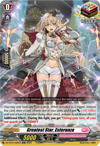 Greatest Star, Esteranza (DZ-BT07/025EN) [Moon Fangs & Cerulean Blaze]