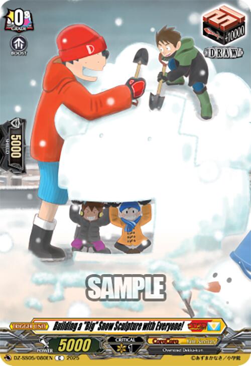 Building a "Big" Snow Sculpture with Everyone! (DZ-SS05/080EN) [CoroCoro Start Deck Pack]