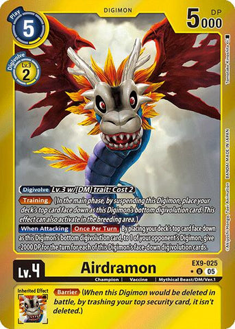 Airdramon [EX9-025] (Limited Foil) [Versus Monsters]