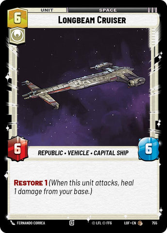 Longbeam Cruiser (755) (Foil) (755) [Legends of the Force]