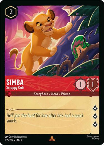 Simba - Scrappy Cub (105/204) [Fabled]
