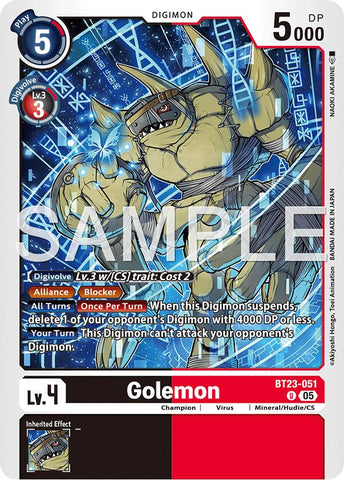 Golemon [BT23-051] [Hackers' Slumber]