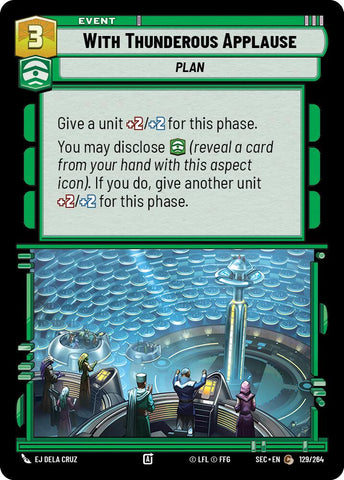 With Thunderous Applause (129/264) (129/264) [Secrets of Power]