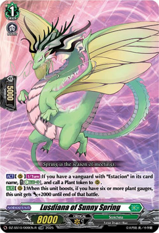 Lusdiana of Sunny Spring (TDR) (DZ-SS10/009EN-R) [Shiki Otei Start Deck]