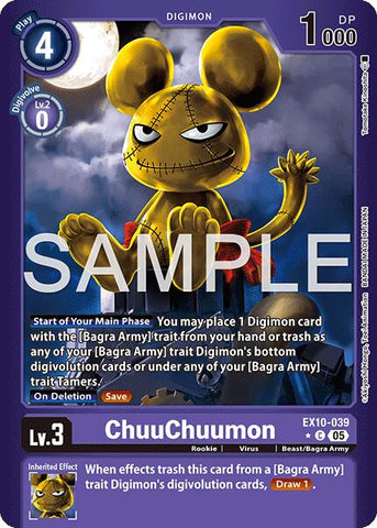 ChuuChuumon [EX10-039] (Limited Foil) [Sinister Order]