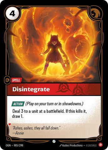 Disintegrate - [Origins]