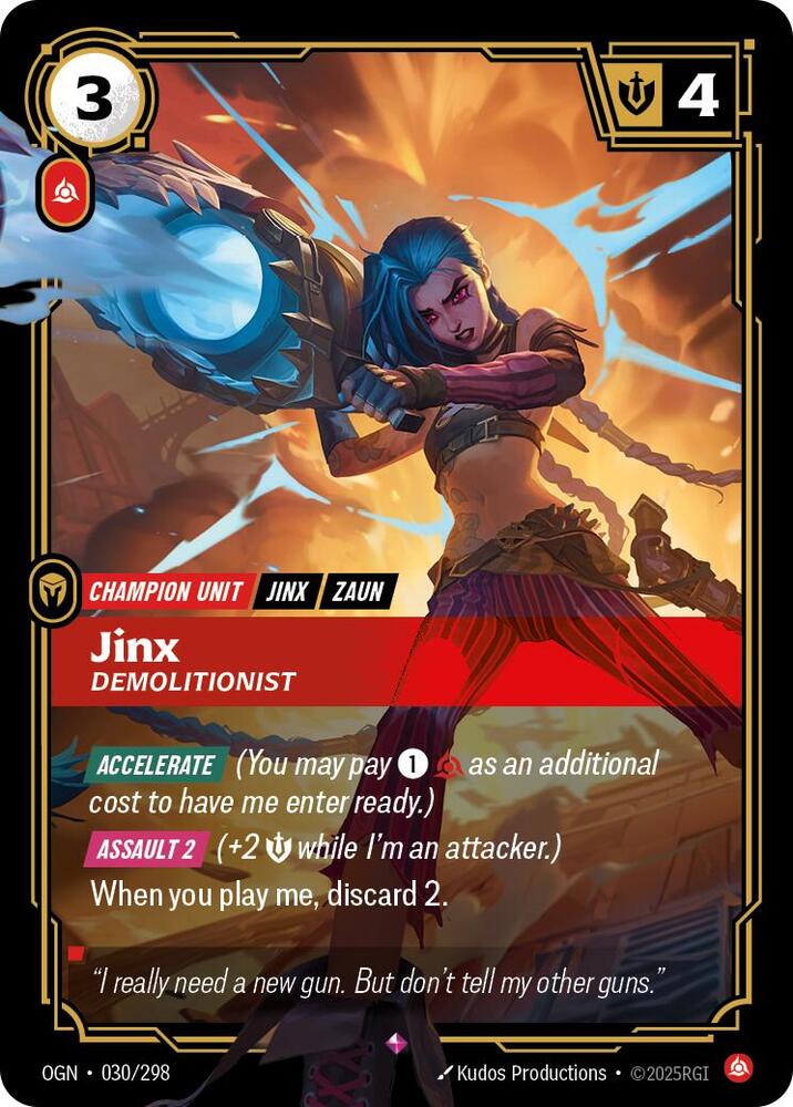 Jinx - Demolitionist - [Origins]
