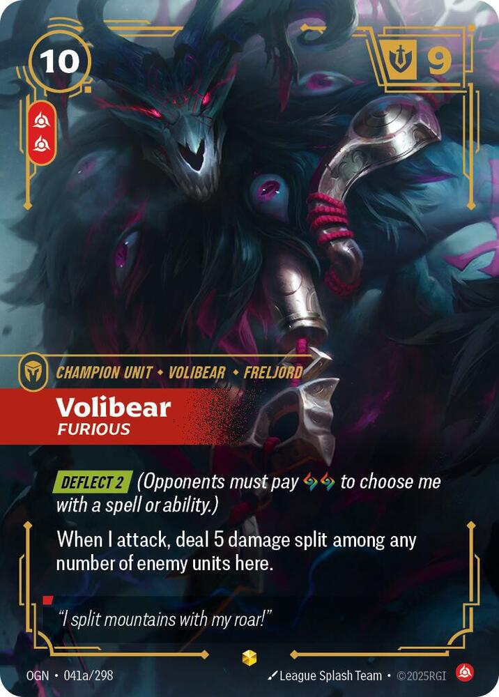 Volibear - Furious (Alternate Art) - [Origins]