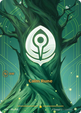 Calm Rune (Alternate Art) - [Origins]