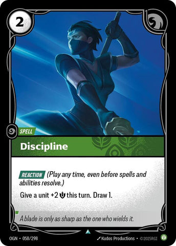 Discipline - [Origins]