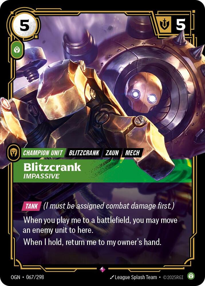 Blitzcrank - Impassive - [Origins]