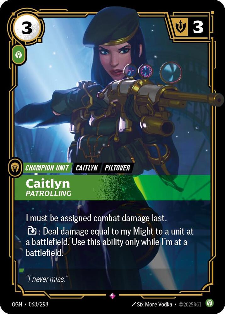 Caitlyn - Patrolling - [Origins]