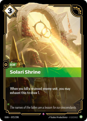 Solari Shrine - [Origins]