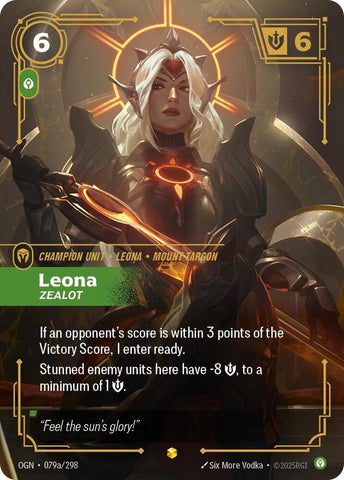 Leona - Zealot (Alternate Art) - [Origins]