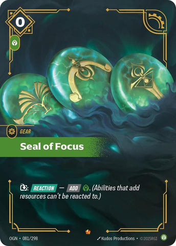 Seal of Focus - [Origins]