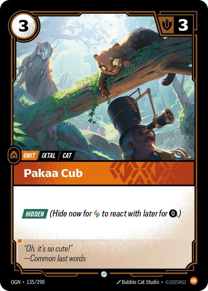 Pakaa Cub - [Origins]