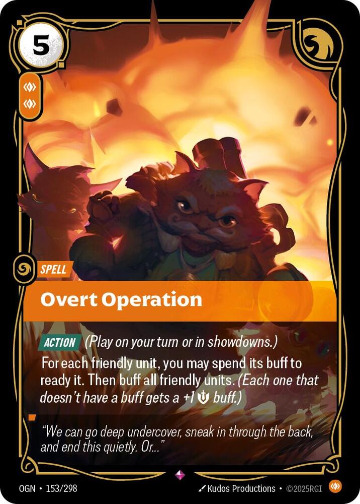 Overt Operation - [Origins]