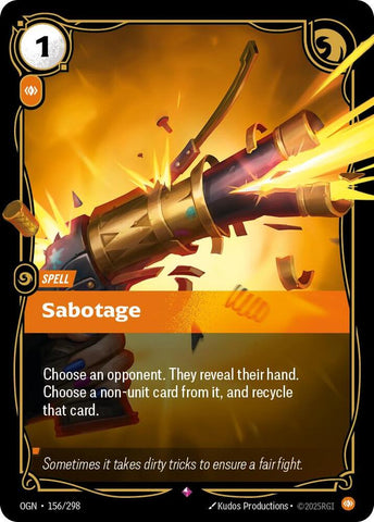 Sabotage - [Origins]