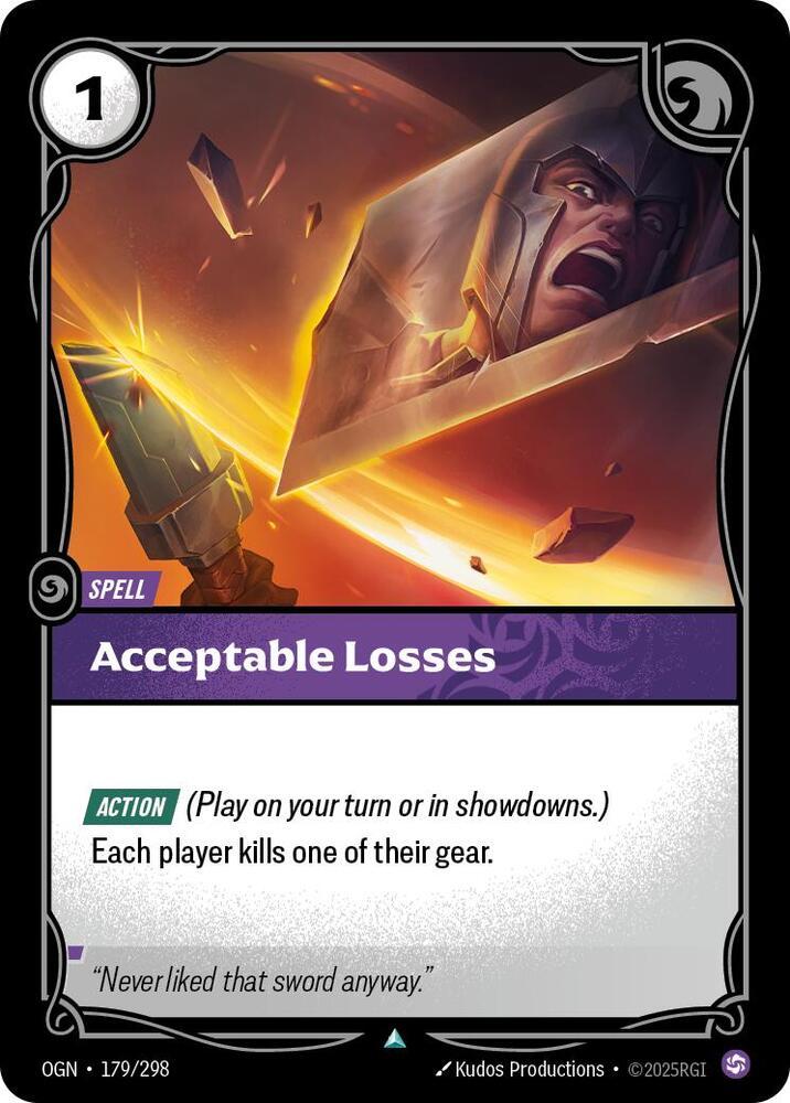 Acceptable Losses - [Origins]