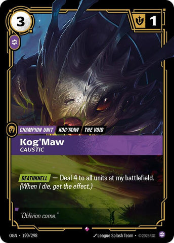 Kog'Maw - Caustic - [Origins]