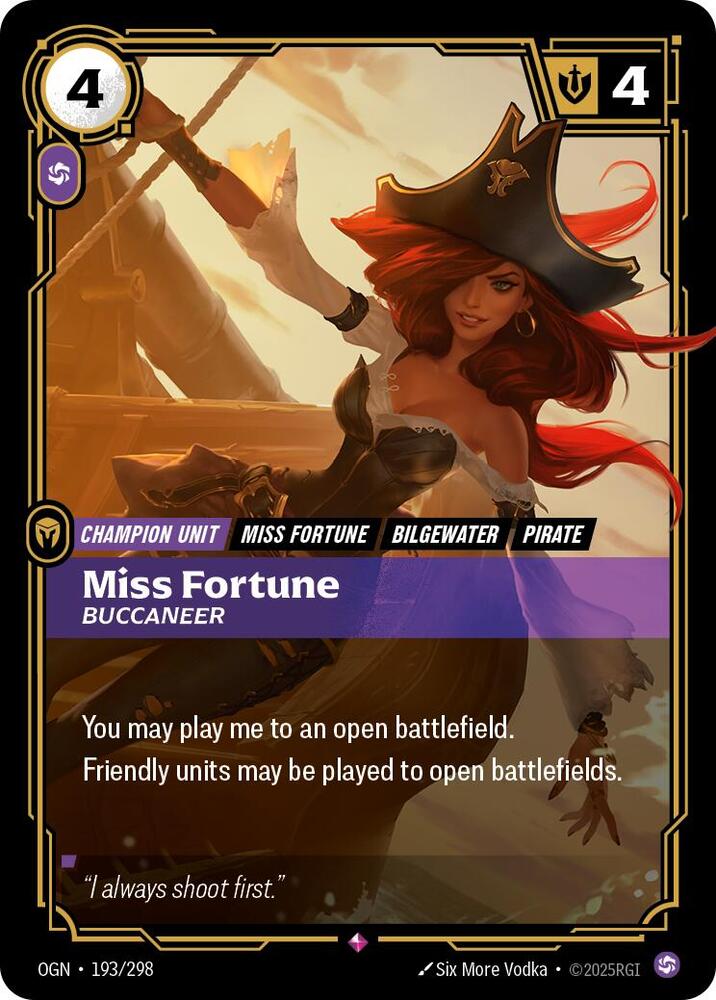 Miss Fortune - Buccaneer - [Origins]