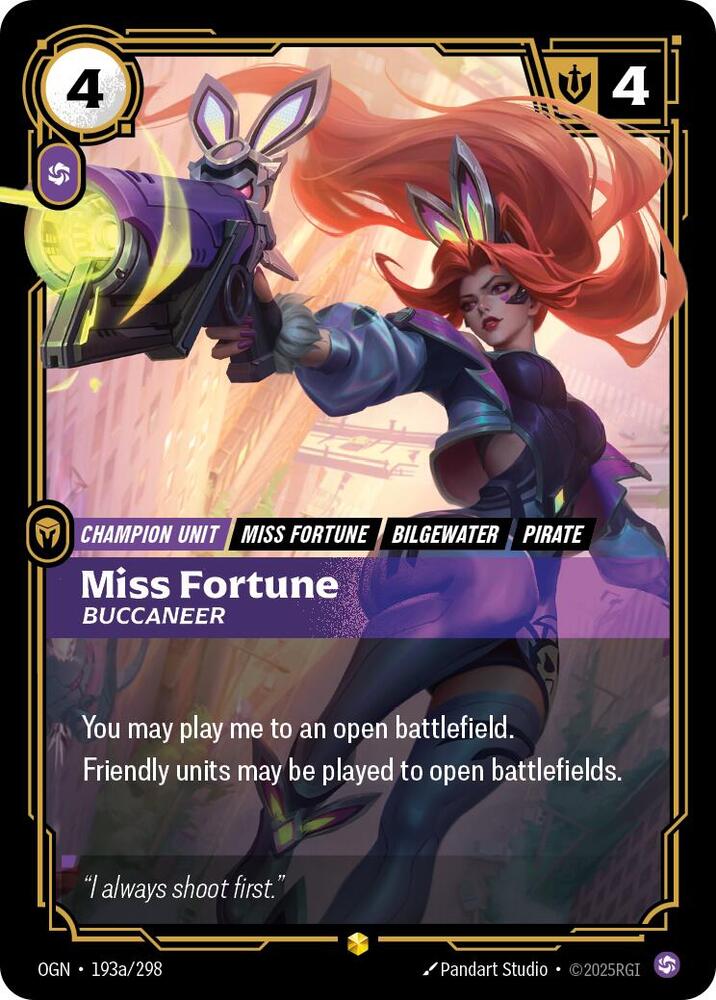 Miss Fortune - Buccaneer (Alternate Art) - [Origins]